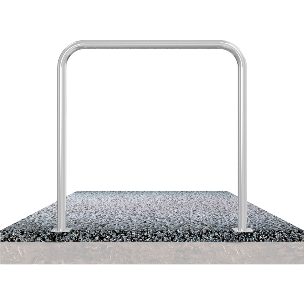 Hoop of steel tube |  48 x 2,5 mm | without cross bar | to be fixed by plugs | total width 2000 mm | total height 1000 mm | hot-dip galvanized